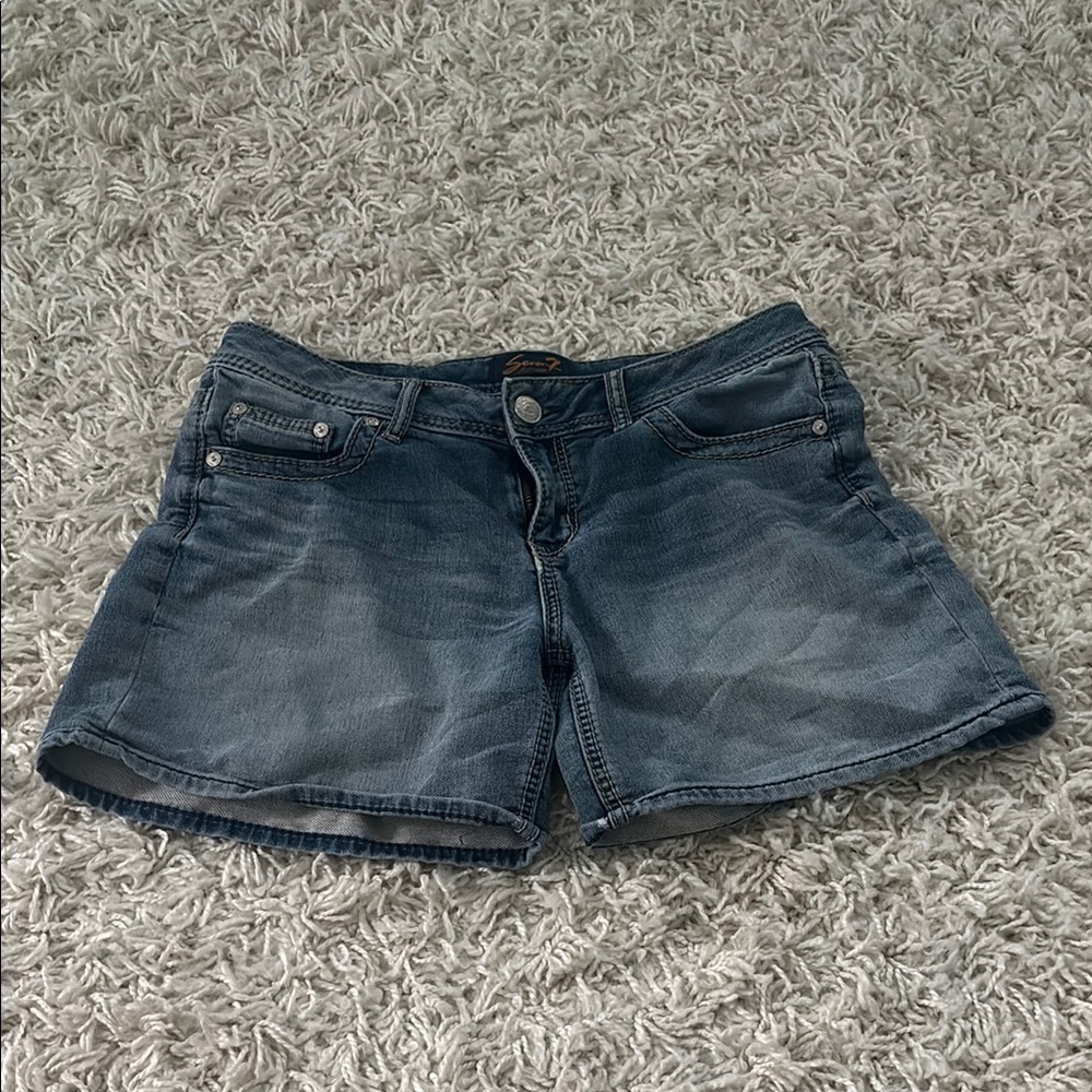 Seven7 Blue Jean Shorts